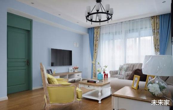 |乳胶漆电视背景墙，简单好看还省钱，有钱买房也要这么装！