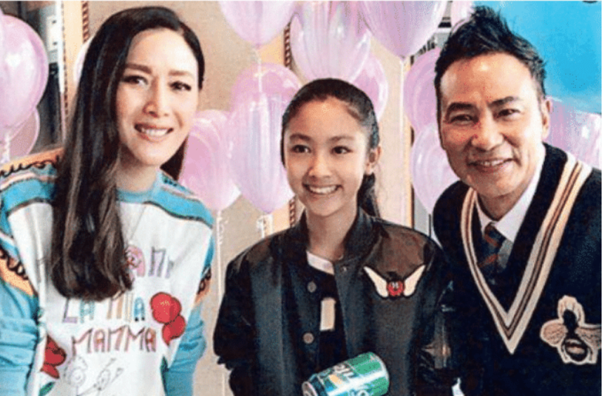 任达华|65岁任达华女儿有多早熟？15岁身高近1米8，五官精致太像李嘉欣了