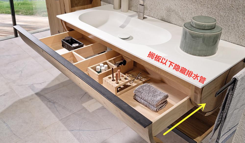 |方形洗漱柜该淘汰了，换我就坚持装弧形抽屉，整个卫生间跟着沾光