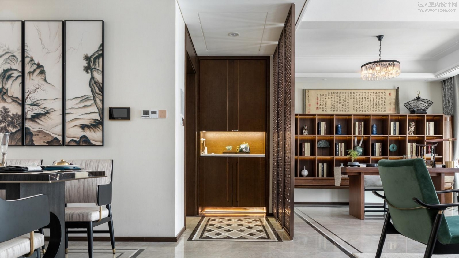 |新中式风格软装设计，东方简雅美宅