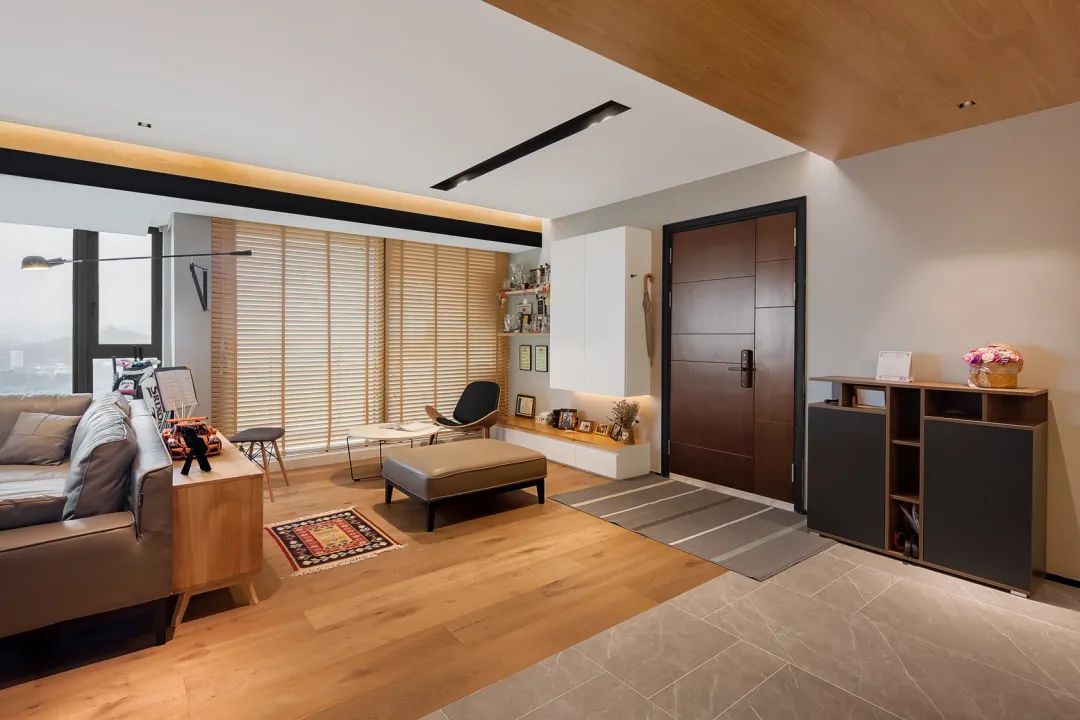 @180㎡现代简约,有温度的木色,满屋温馨气息