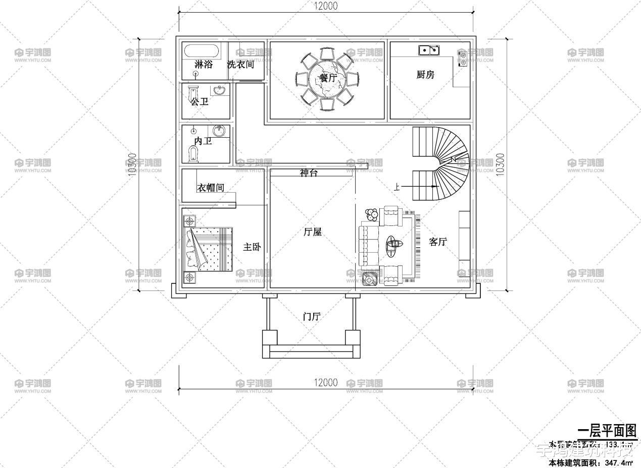 |占地一百三十平的洋气欧式三层别墅,8卧4卫,永远不会过时!