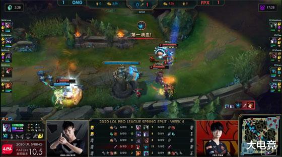 CPU■LOL-LPL：Doinb克烈单杀icon塞拉斯，FPX让一追二OMG豪取7连胜！