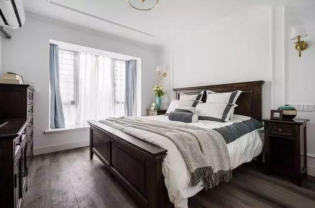 「」99㎡美式装修风格，清新中带丝沉稳，格调优雅！