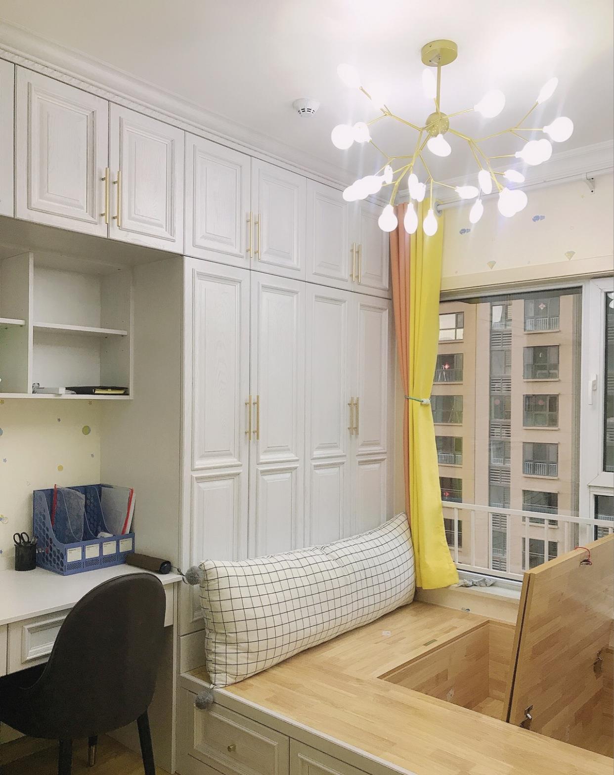 『』人生第一套新房完工，全屋不做吊顶，一进屋就被玄关迷住，晒晒！