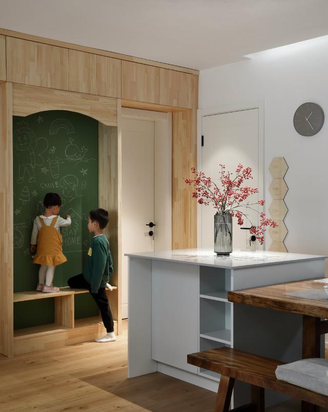 「」无锡屋主130㎡新家，打破常规设计，去客厅化，孩子开心坏了