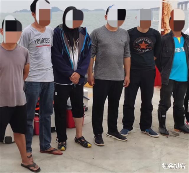 港珠澳大桥|这也行？广东11名男子跑到港珠澳大桥桥墩上钓鱼，胆儿真肥！