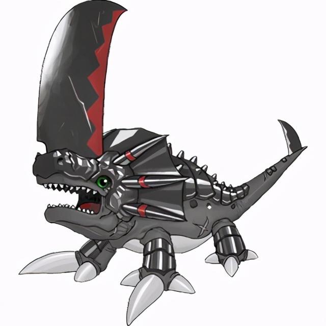 数码宝贝|它是四圣兽中青龙兽的前身，以完全体逼出帝皇龙甲兽