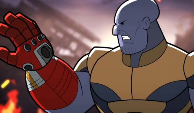 [钢铁侠]复联4全新结局：惊奇队长替钢铁侠打响指，钢铁侠打造宝石战甲