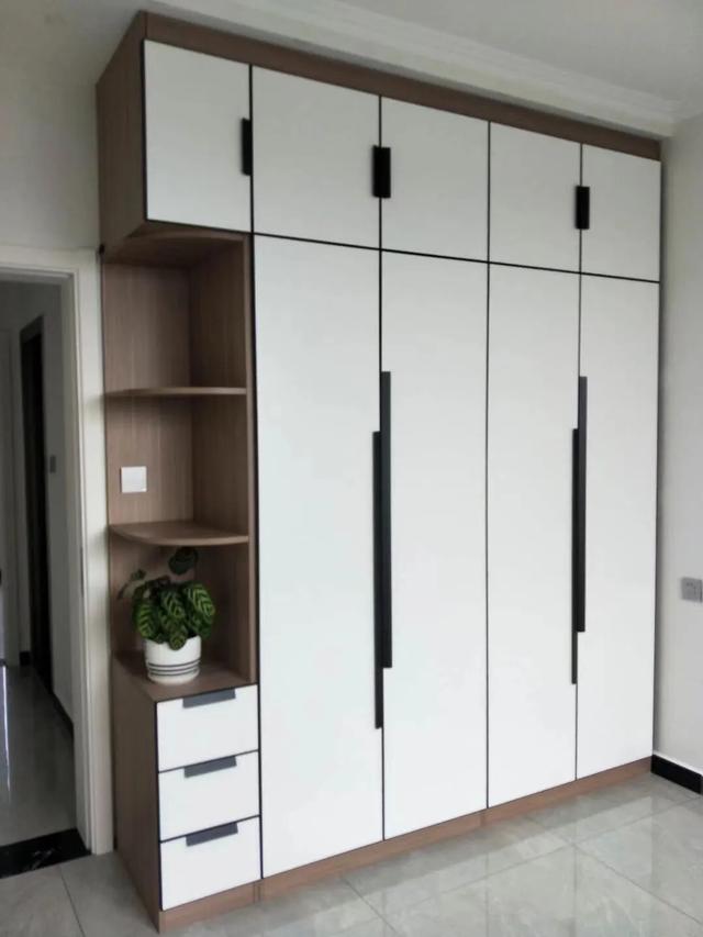 |128㎡三房两厅衣柜全到顶，卧室装个超超超大电视柜，绝了！