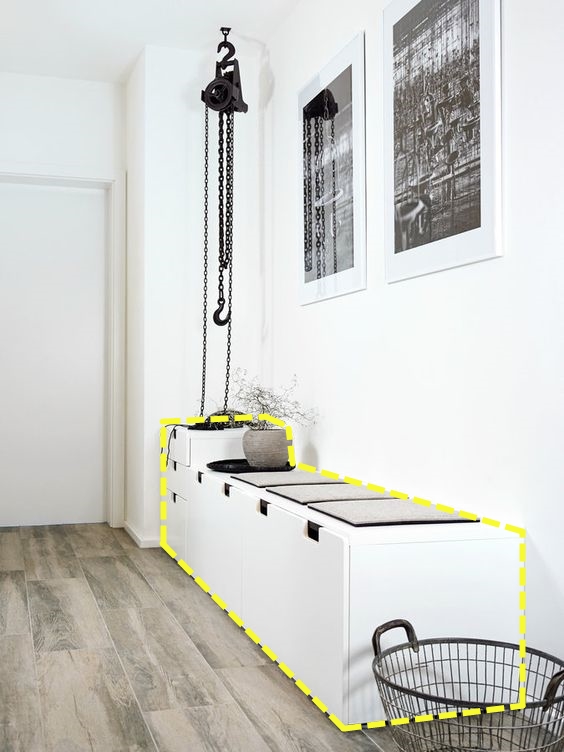 |老婆“假时髦”玄关不打柜子，硬要倒装L板，效果出来我瞬间打脸