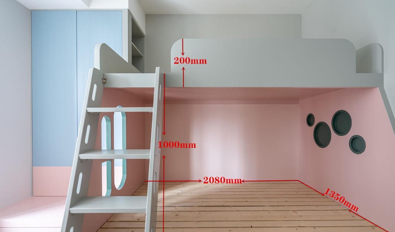 设计师|二胎来了也不怕！9㎡儿童房打组合式高低床，一房多用不火没道理