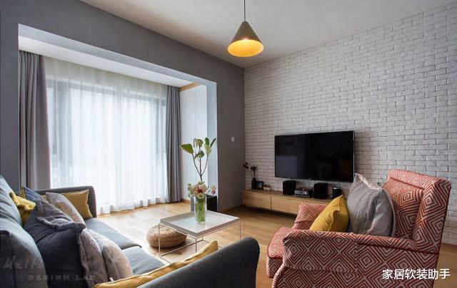 ##68㎡小家,吧台代替餐桌,实用又有情调,进门就被迷住,晒晒!