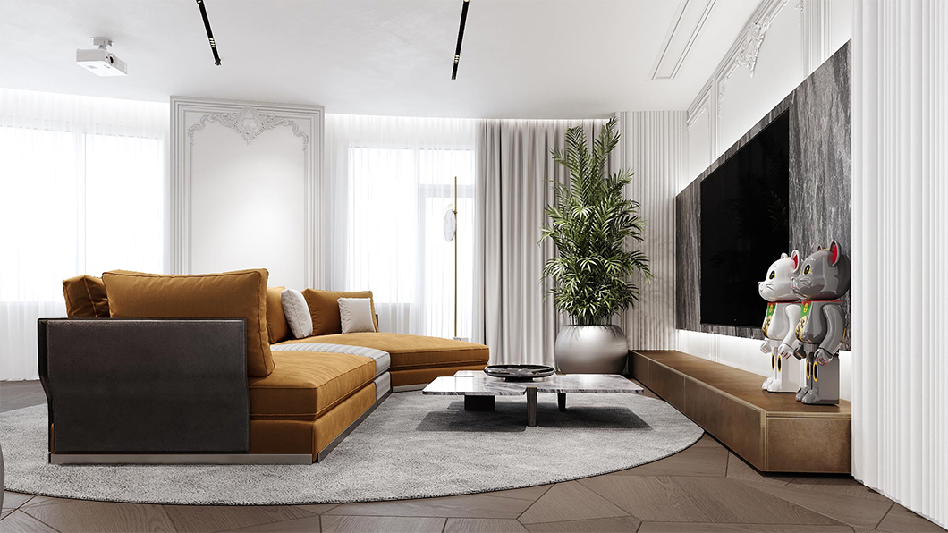 『』极致的简约轻奢风,个性独特