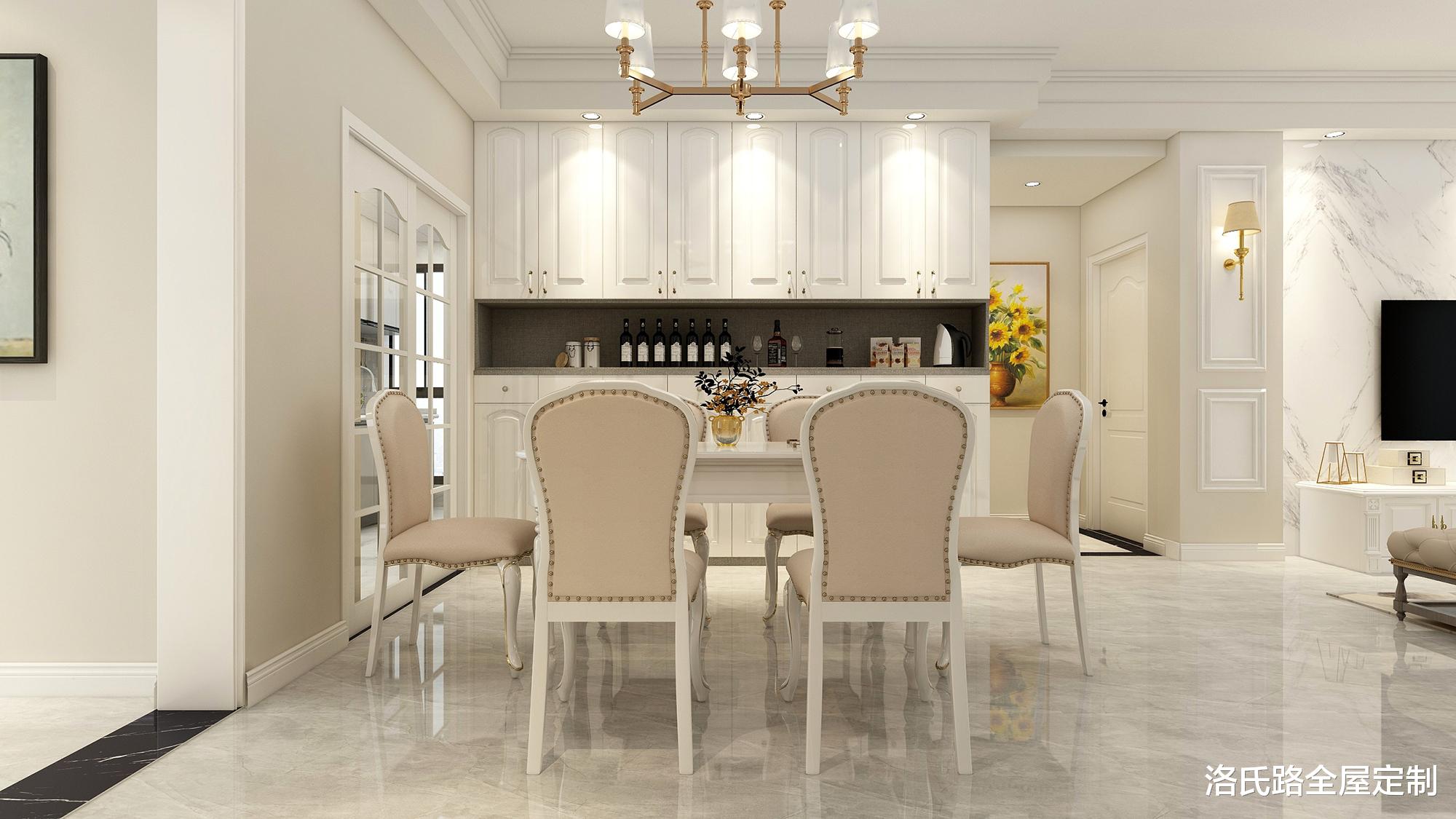 [儿童房]135㎡简欧三口之家，仅用10万装出豪宅感，一进门就被治愈了