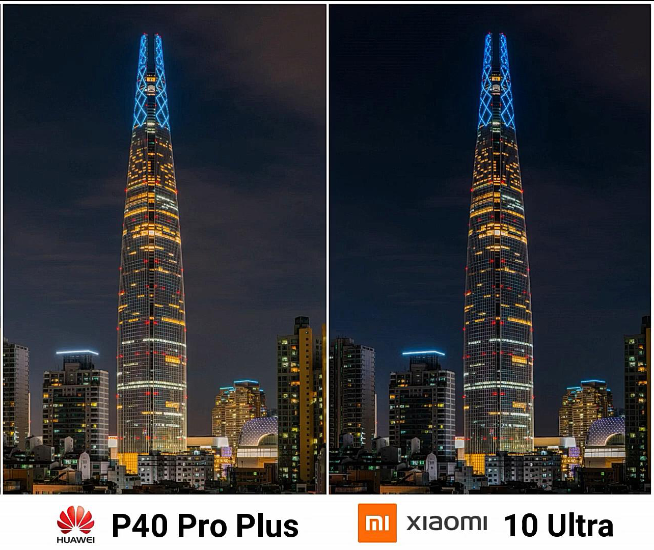 小米科技|小米10纪念版与华为P40Pro+夜拍对决：谁能料到差距竟如此之大