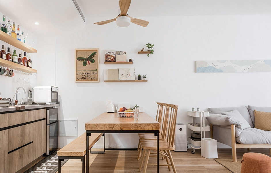 【】北欧风的精髓不是大白墙，而是原木家具，让你分分钟爱上北欧风。