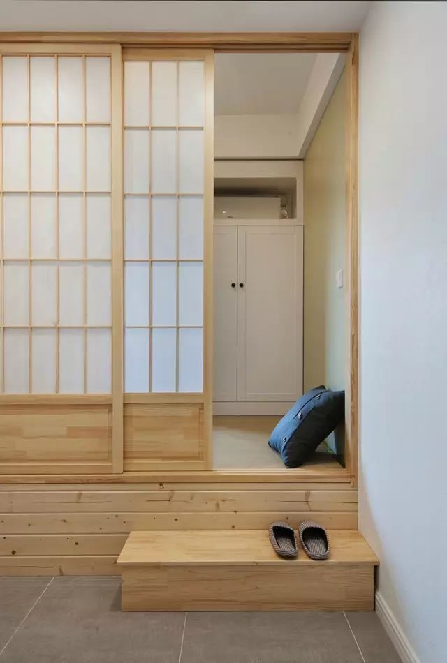 「」68㎡日式风小户型，把次卧做成全屋榻榻米，简单却很温馨！
