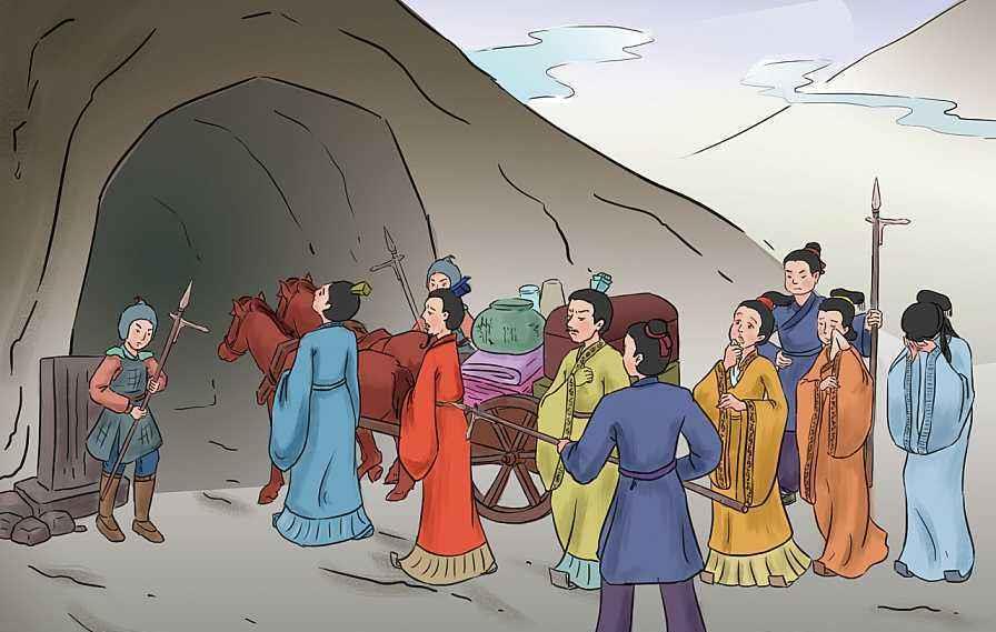 后宫史|父亲夹半条鱼给女儿，女儿看后拔剑自刎，死后数万人为她陪葬！