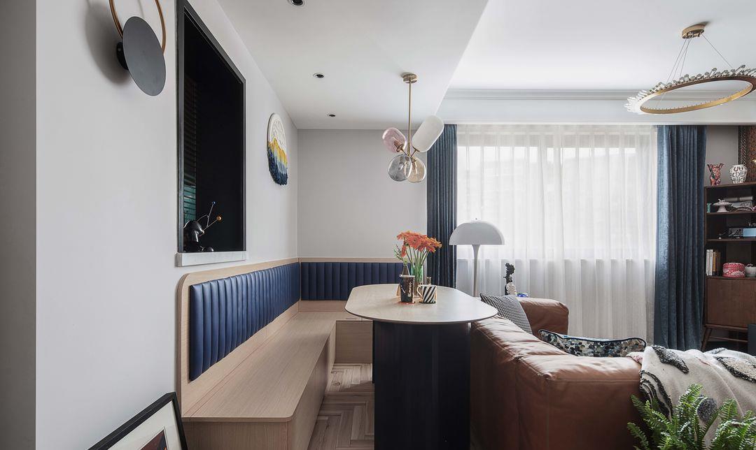 退休|上海夫妇120㎡的家，坚持沙发不靠墙，完工挤出一个小餐厅！机智