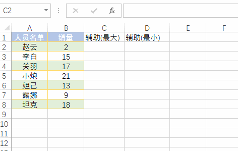 |Excel柱形图让最大最小值以不同的颜色显示? 并随数据更新？