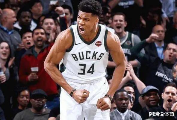 字母哥|强强对话，字母哥狂砍36+18不敌红队5人得分上双，哈登威少55分