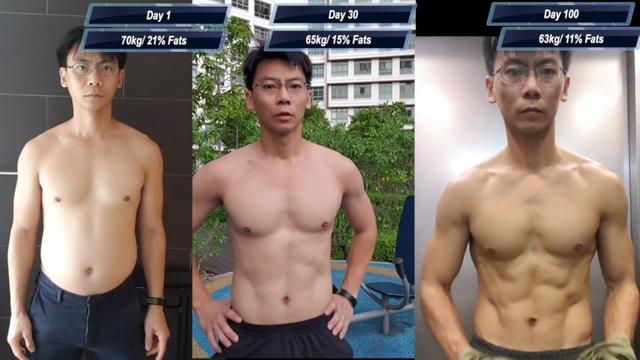 深蹲|男子挑战《一拳超人》训练法，坚持30天大肚腩变成搓衣板腹肌