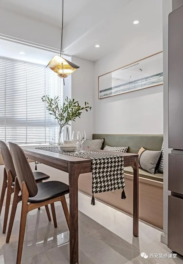 「」90㎡三口两室，书房衣帽间，餐厨一体