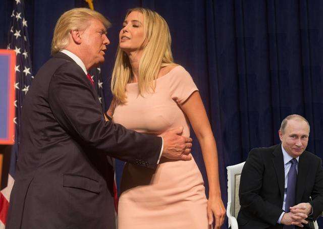 普京▲普京35岁千金“罕露面”，西装踩透明鞋很是惊艳，伊万卡“终遇劲敌”！