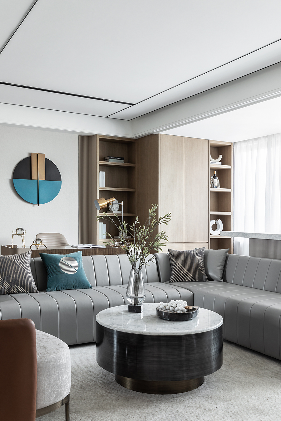 设计师|设计师巧用莫兰迪色，让整个家都显得高贵起来了~【渲云渲染】