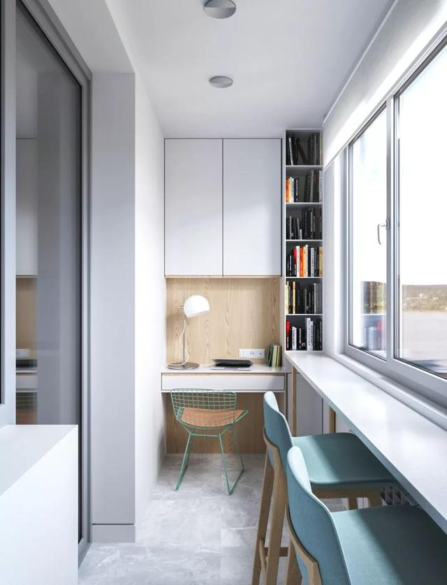 【】小户型书房,原来还可以这样设计,太赞了!美得不要不要的