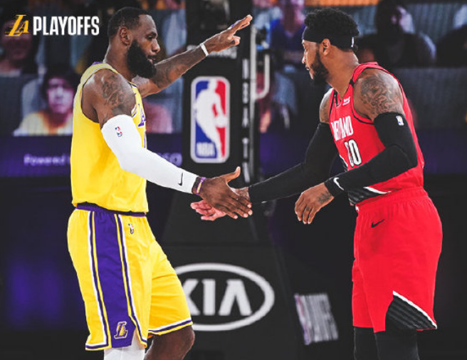 湖人队|浓眉21+8打爆开拓者内线，利拉德带队苦撑，湖人领先17分稳了吗？