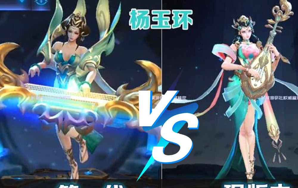 『杨玉环』王者荣耀：模型被重做的女英雄，安琪拉长大了，杨玉环没了琴，妲己布料猛增