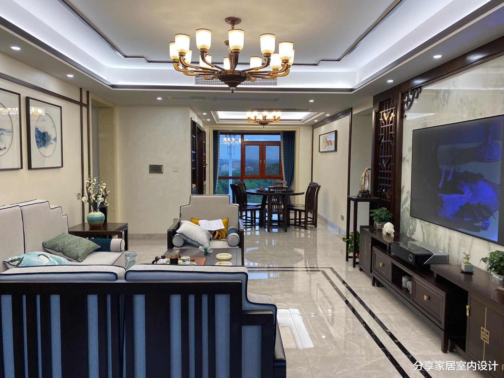 @新中式风格太老气?新房这样装,年轻人都会很喜欢,忍不住晒晒!