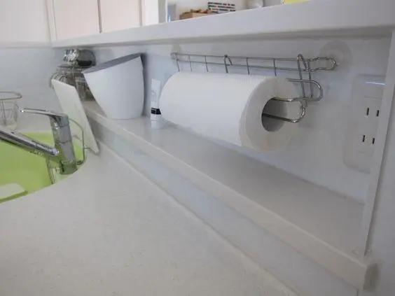 『』瓶瓶罐罐不放柜子，加高灶台20公分收纳，老婆太聪明了拿取还方便