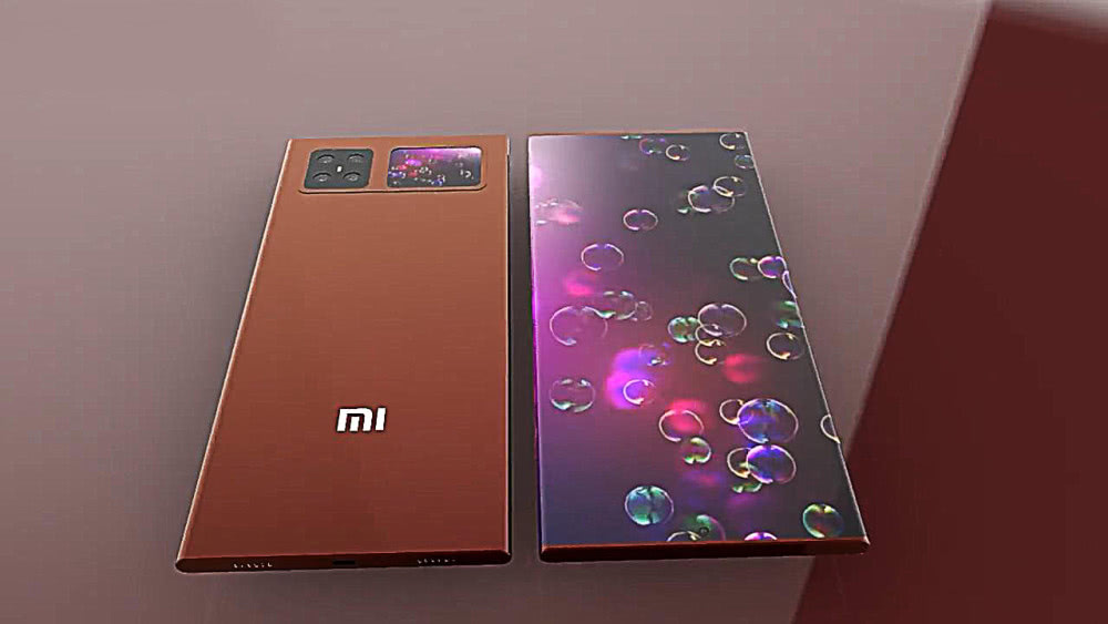 「小米科技」小米Mix4概念图:瀑布屏搭载2亿像素主镜头 前后双屏实用性超强