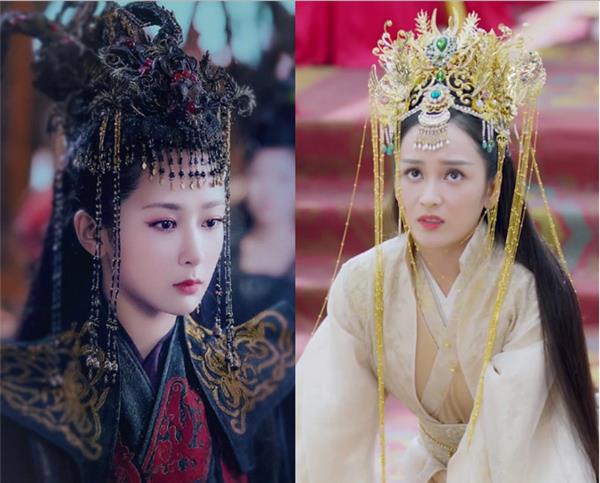 迪丽热巴■枕上书的造型到底借鉴了多少人？撞完花千骨撞锦觅，却没有一个赢