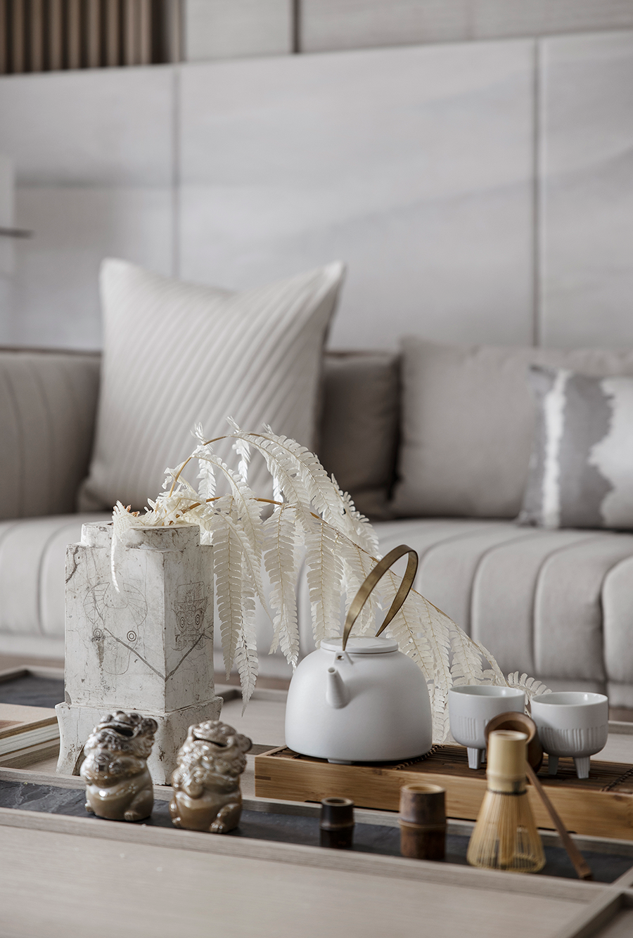 「」新中式别墅装修效果图,越简洁,越贵气!