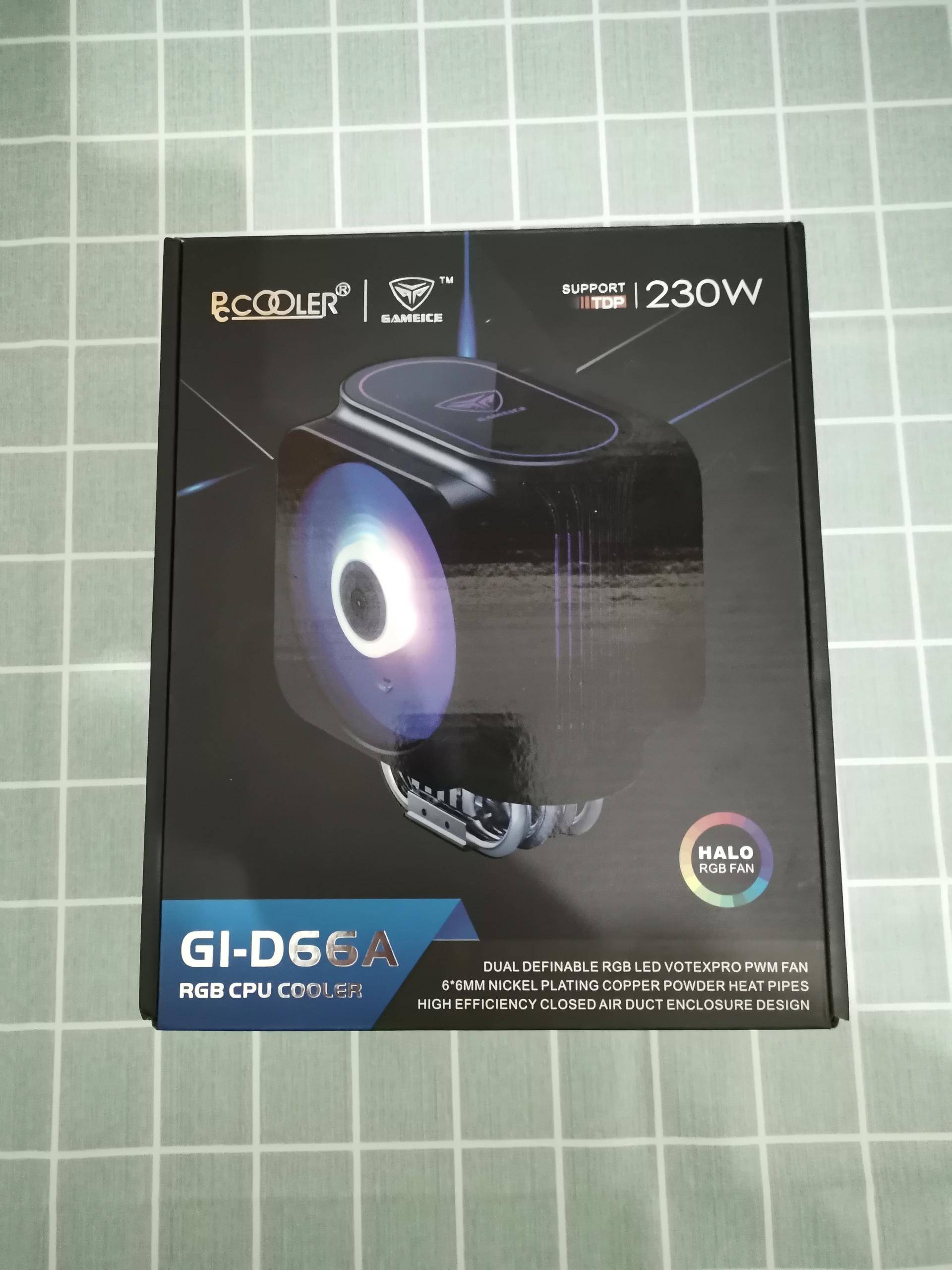 小米科技|真材实料有颜值——超频三 东海逐鹿 GI-D66A RGB 塔式散热器开箱