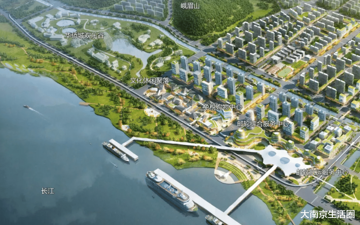 南京|占地近40万平，南京长江边超大滨江乐园将建成