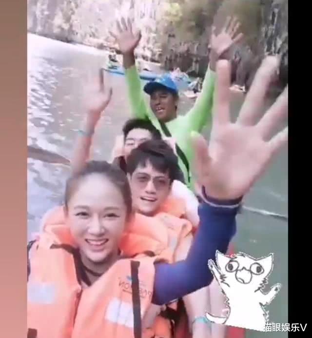 「陈乔恩」陈乔恩艾伦合体秀恩爱,住奢华海边酒店,享受落日海边晚宴