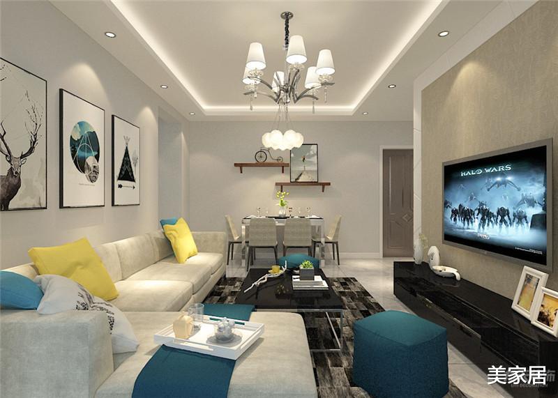 『』80平米装修效果图，好看的房子装修两室两厅，装完像大了几十平