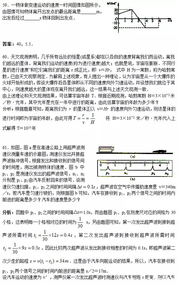 『物理』高考物理易错题150例完整版附详细解析,基础打牢才能举一反三!