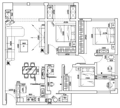 |102平三室两厅装修样板间,大气精致现代风格,忍不住晒晒!