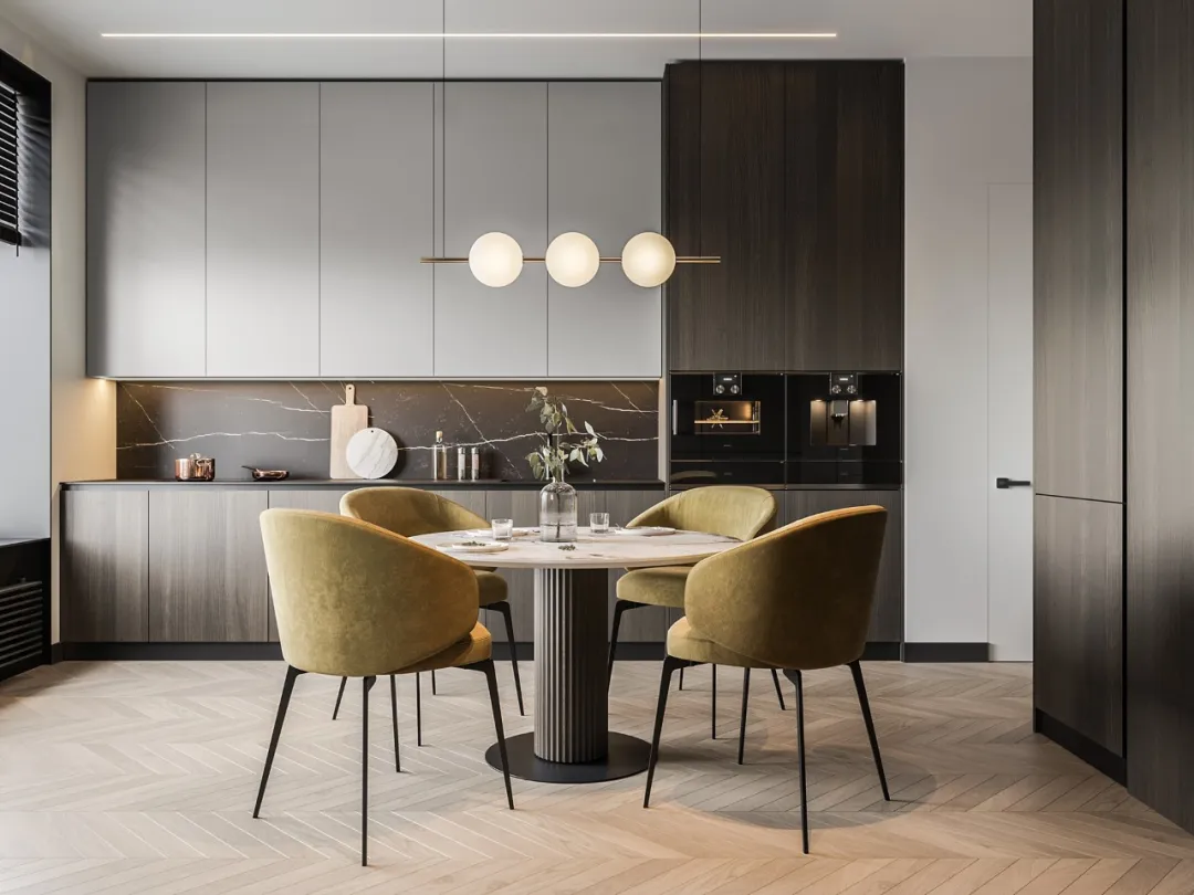 「」113㎡实用大两居，轻奢简致！