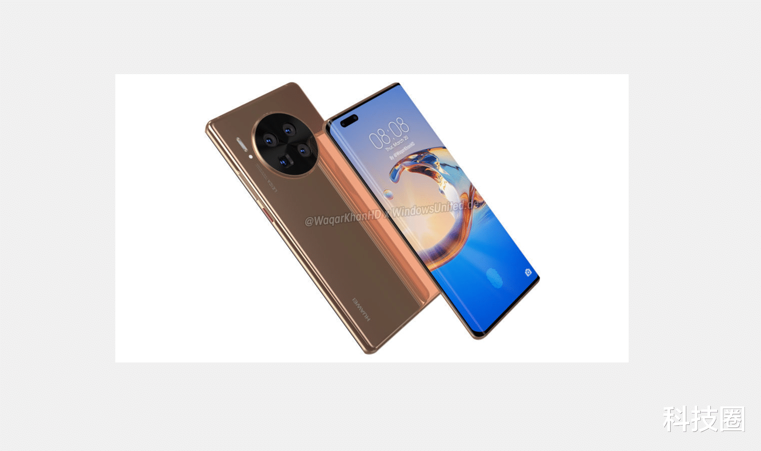瀑布屏|华为Mate 40 Pro最新渲染图，Mate 30 Pro体验最差的点改了！