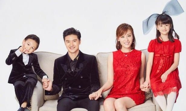 「陆毅」田亮一家,陆毅一家,李湘一家,看到图4一家实力羡慕