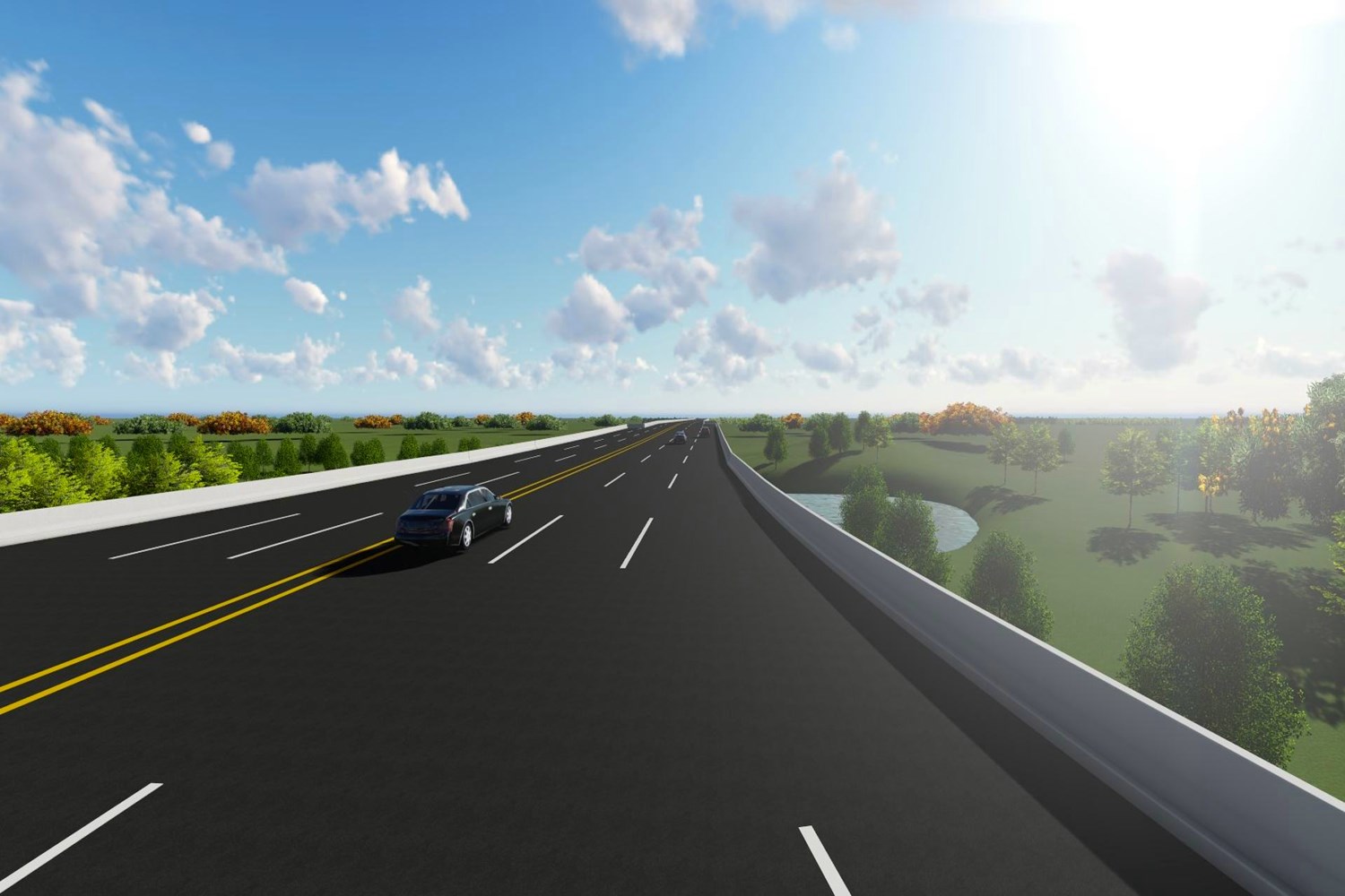 泱夏往事随风流逝 湖北在建首条智慧高速,总投资约24.26亿,双向六车道规模