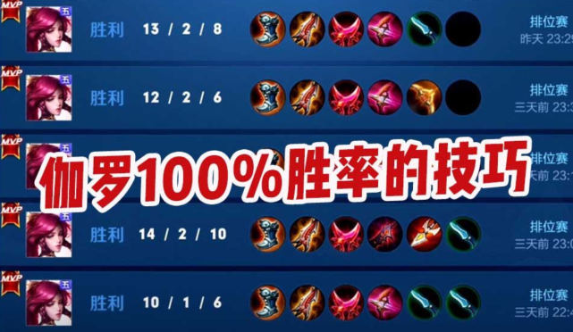 影刃|?能让伽罗“起飞”的,不是无尽,更不是影刃,而是710的它!