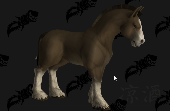 魔獸世界：原隻供部落獵人馴服的馬匹模型 聯盟也有瞭-圖5
